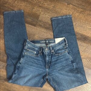American Eagle Outfitters High Rise Blue Denim Jeans